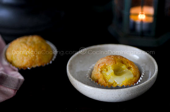 Cheese-crusted ripe plantain balls