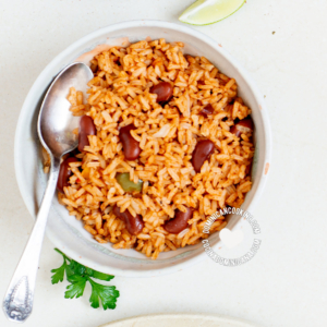 moro: arroz con habiichuelas