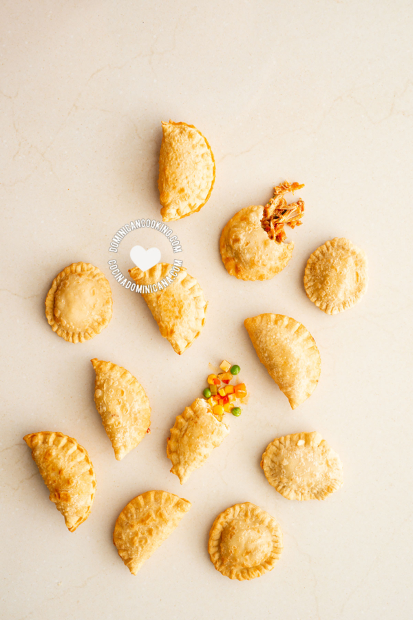 Receta Y Video De Empanaditas Y Pastelitos Pollo Cerdo Res Queso