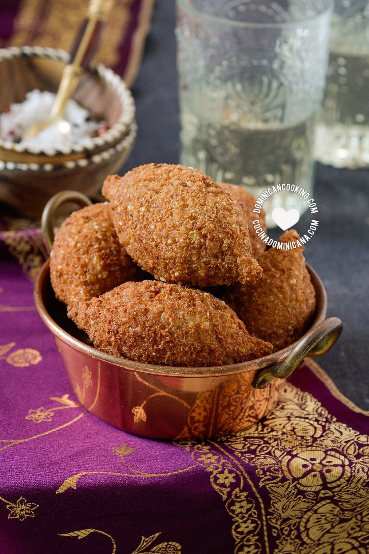 Kipe dominicano (kibbeh a la dominicana).