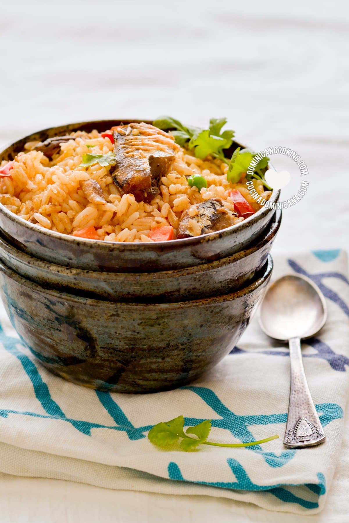 Locrio de Pica-Pica (arroz con sardinas picantes).