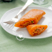 Pasteles de yuca en hoja.