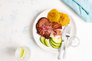 Chuletas fritas.