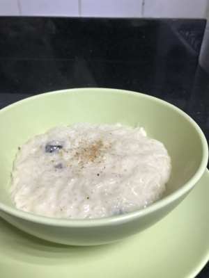 Arroz con leche.