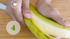 Cómo pelar plátanos machos