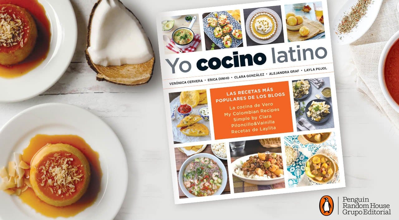 Libro Yo Cocino Latino sobre mesada