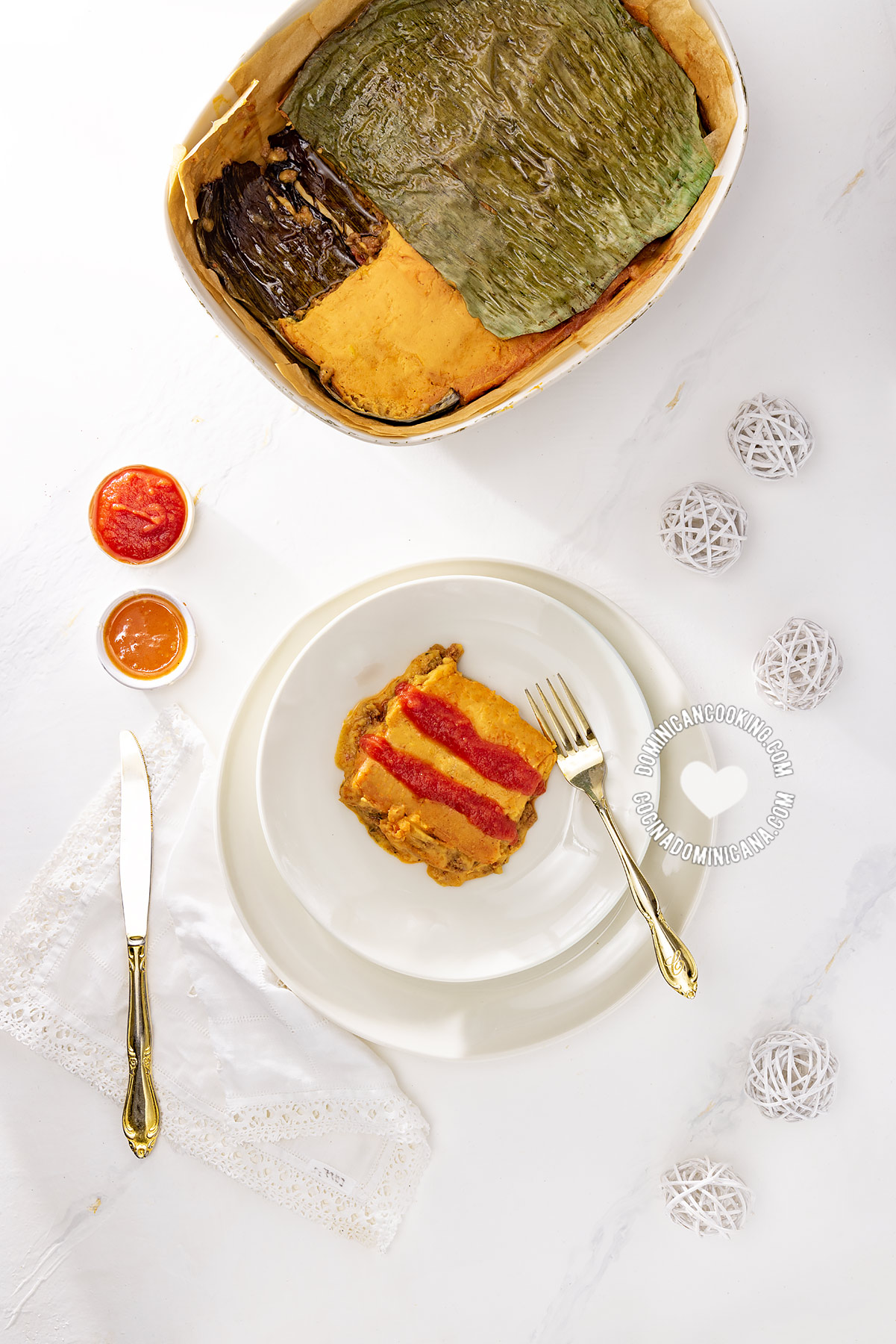 Pastelón en hoja