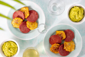 Fritos con salami.