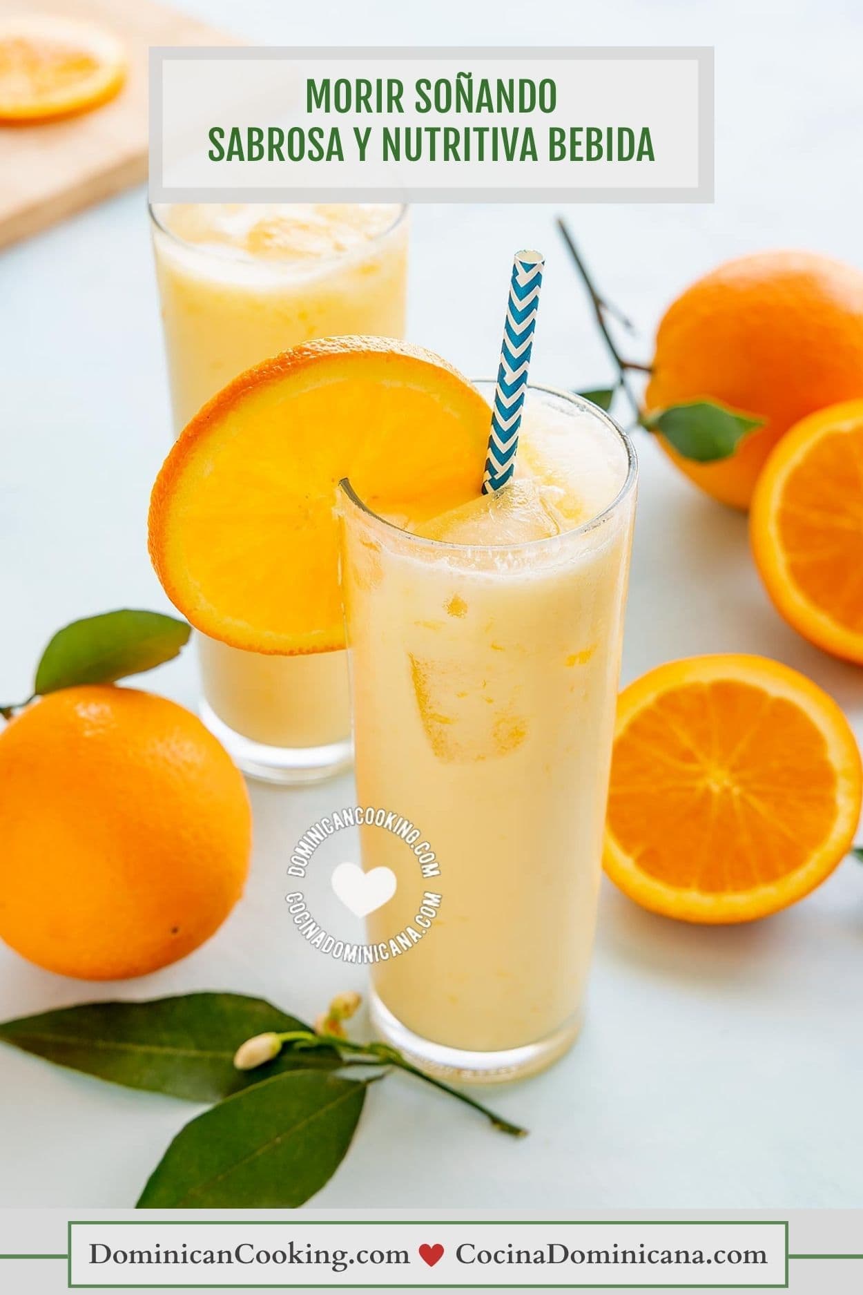 Morir soñando (bebida de jugo de naranja y leche).