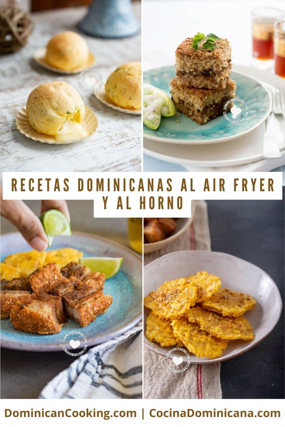 Recetas Dominicanas al air fryer y al horno.