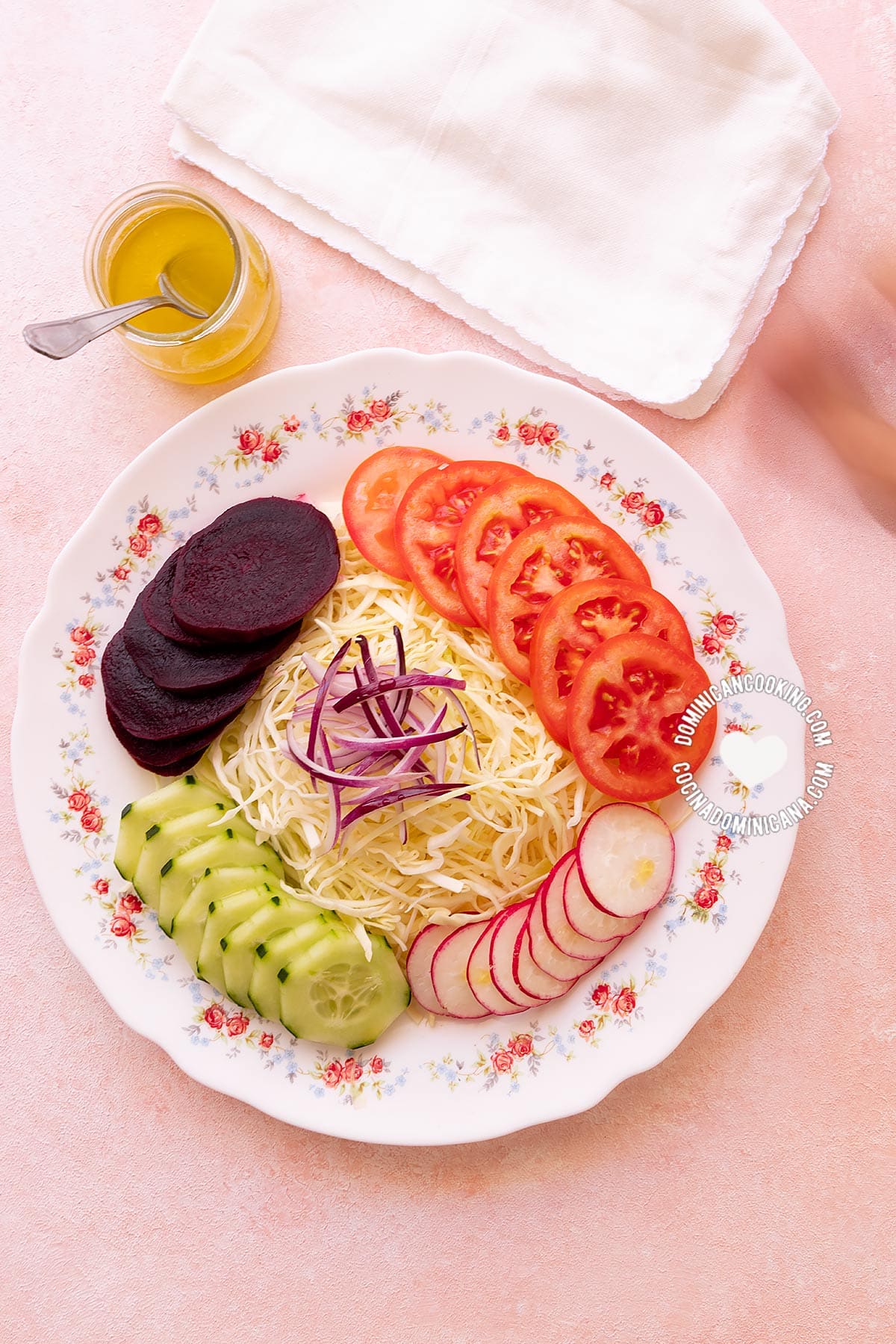 Ensalada verde dominicana.