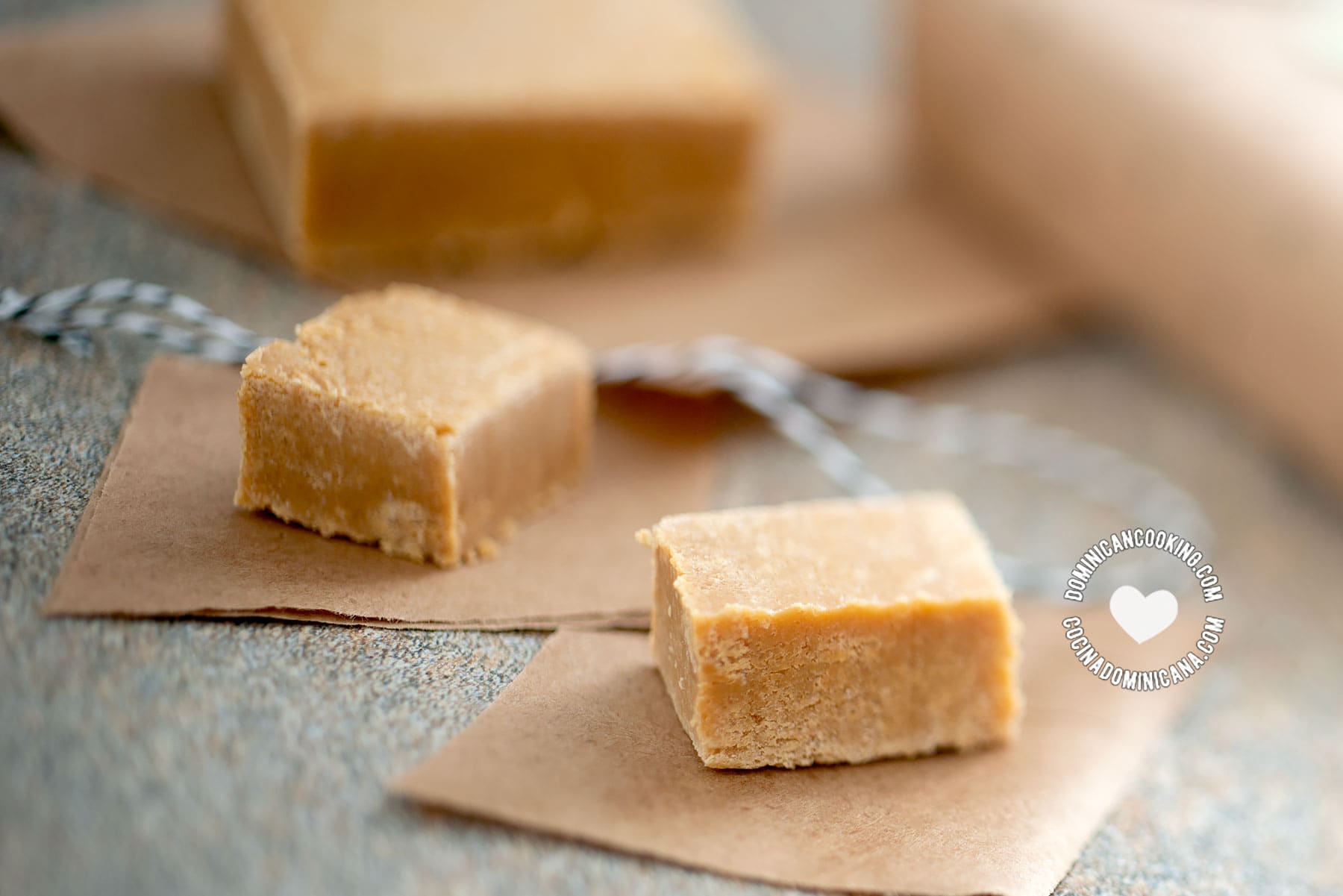 Dulce de leche en tabla.