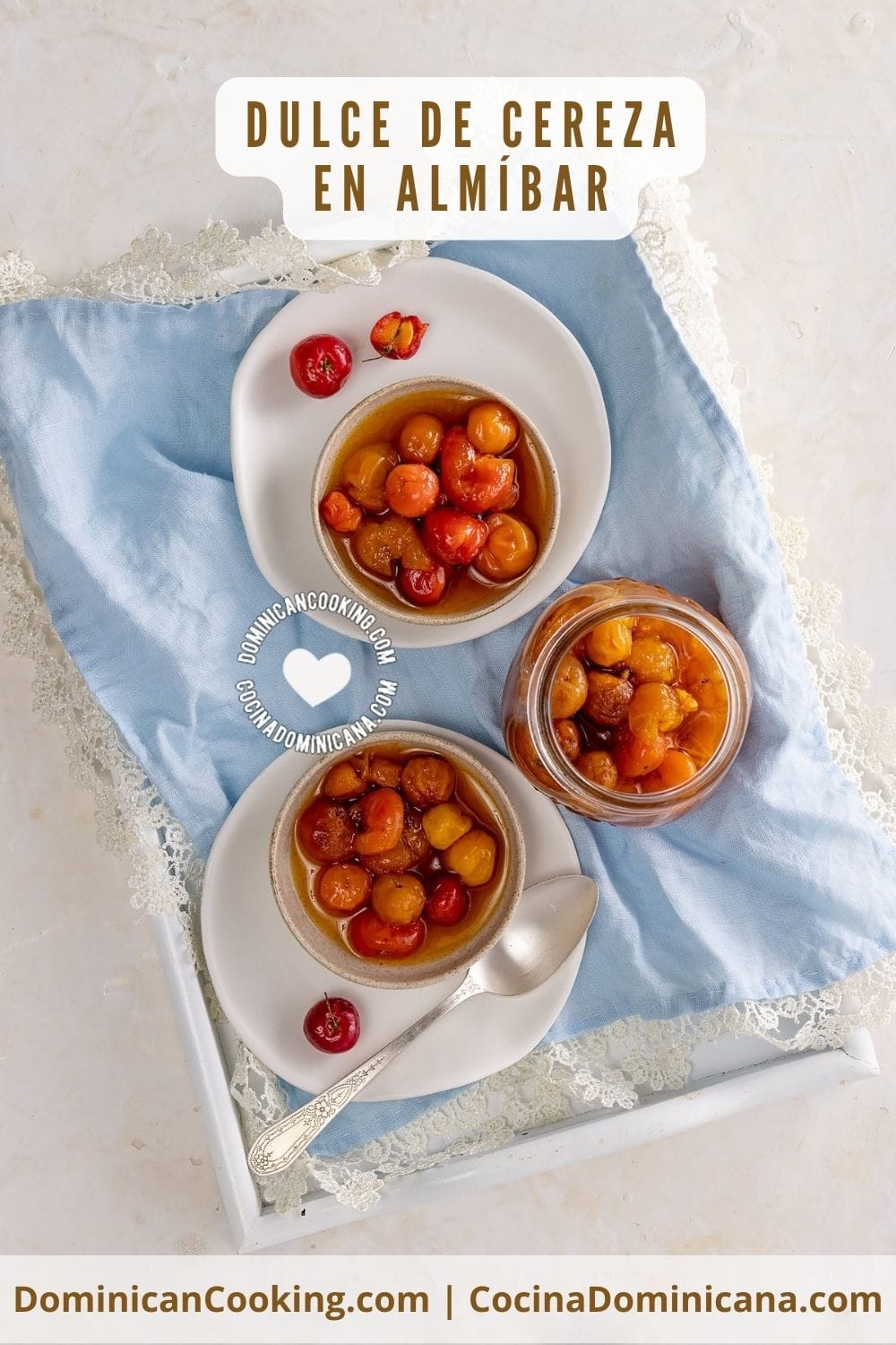 Receta dulce de cereza.