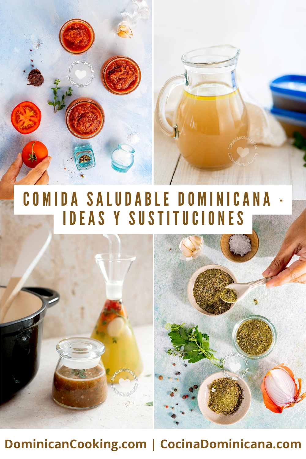 Comida saludable Dominicana, ideas y sustituciones.