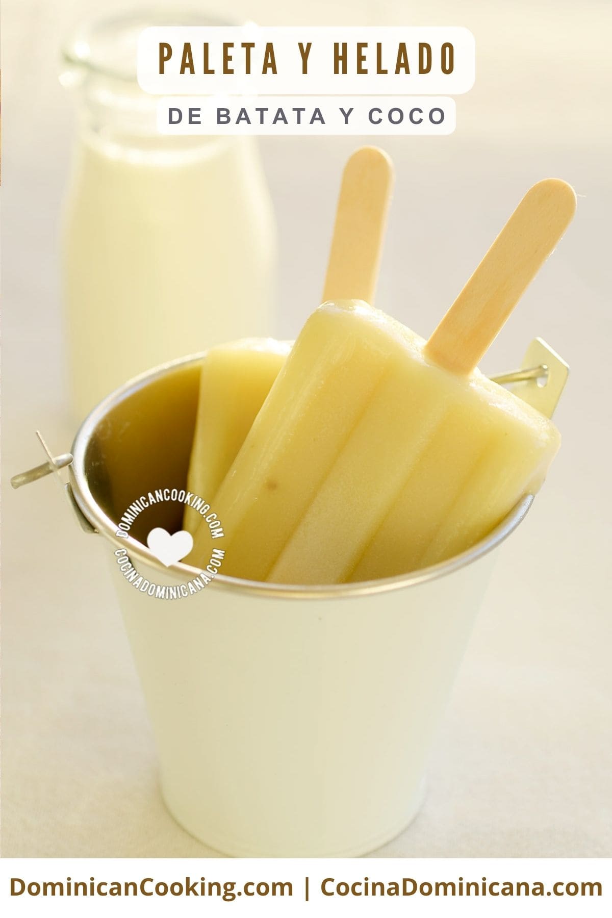 Helado de batata.