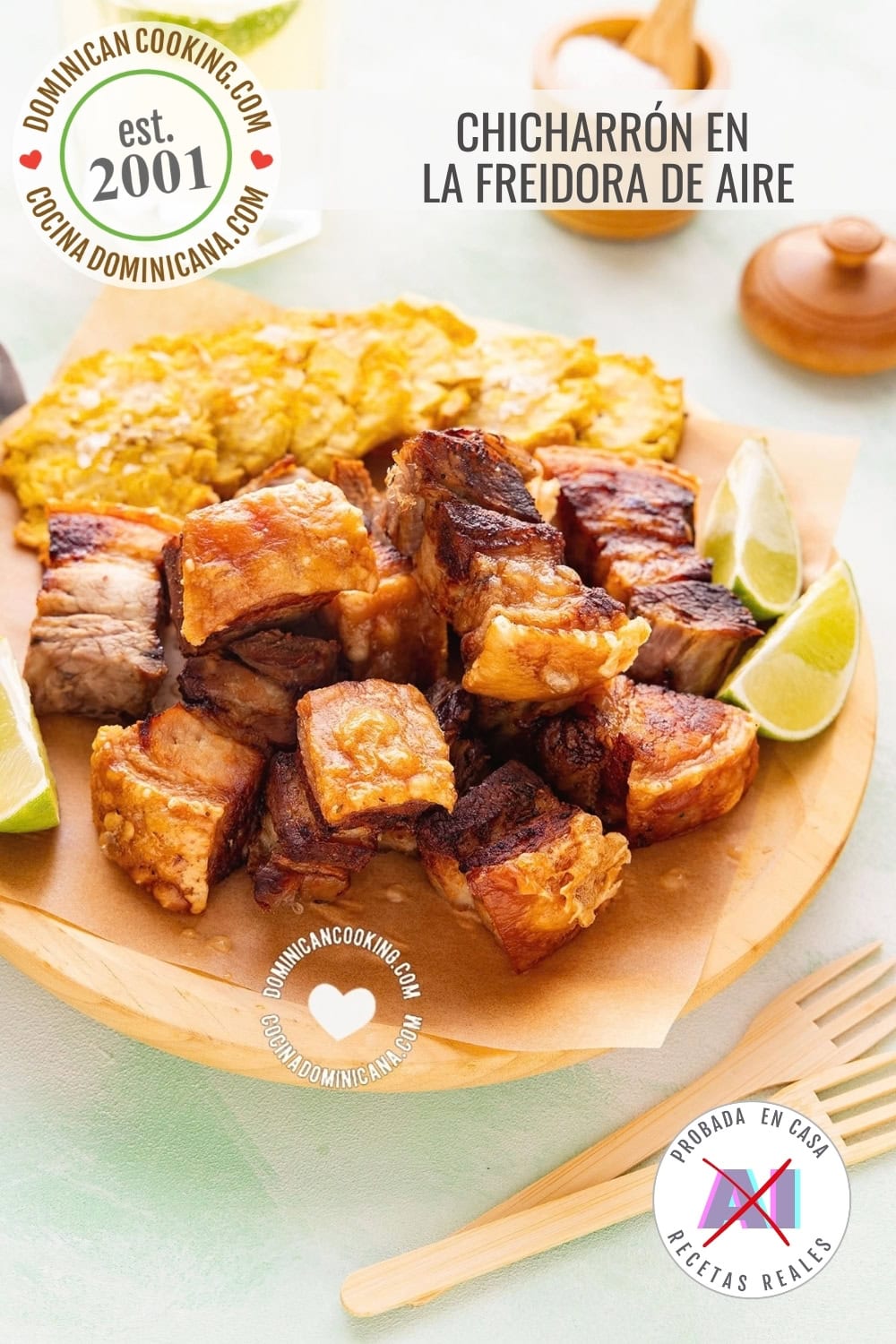 Receta de chicharrones en freidora de aire.