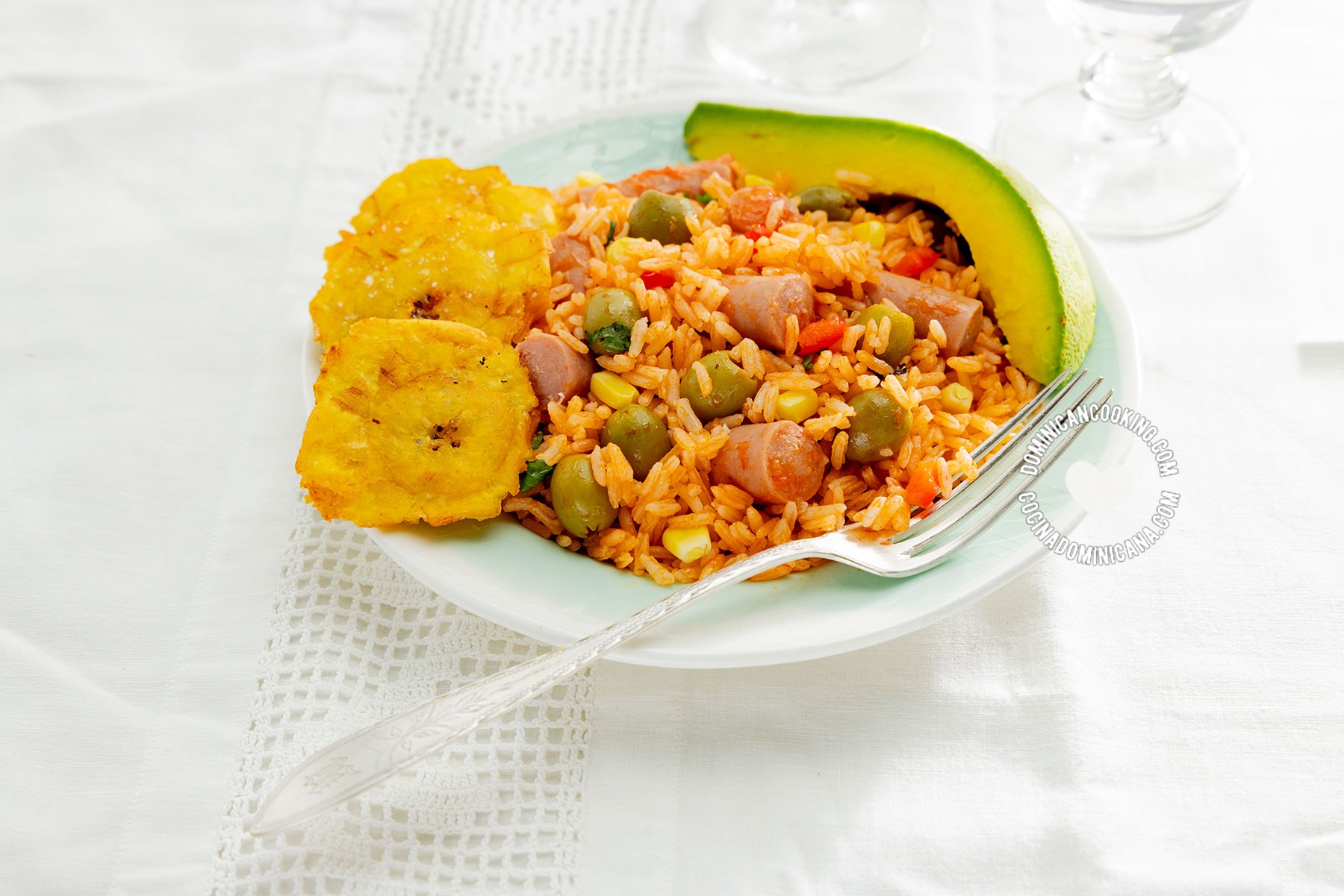 Locrio de Salchicha Dominicano