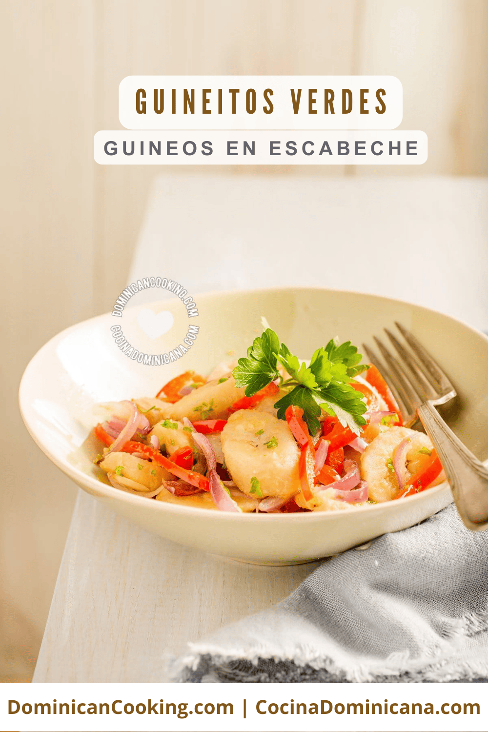 Guineitos en escabeche receta.