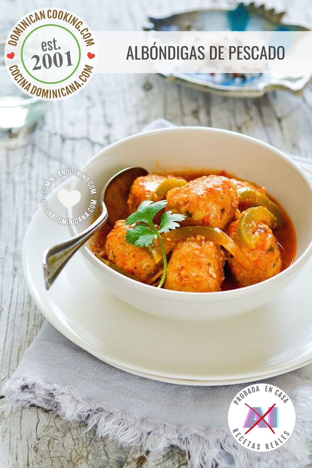 Receta de albóndigas de pescado.