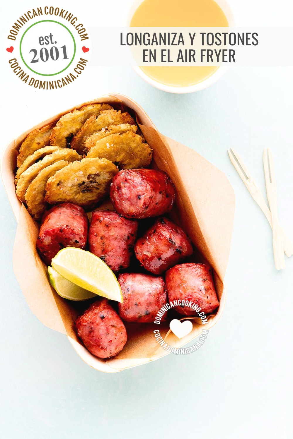 Longaniza al air fryer.