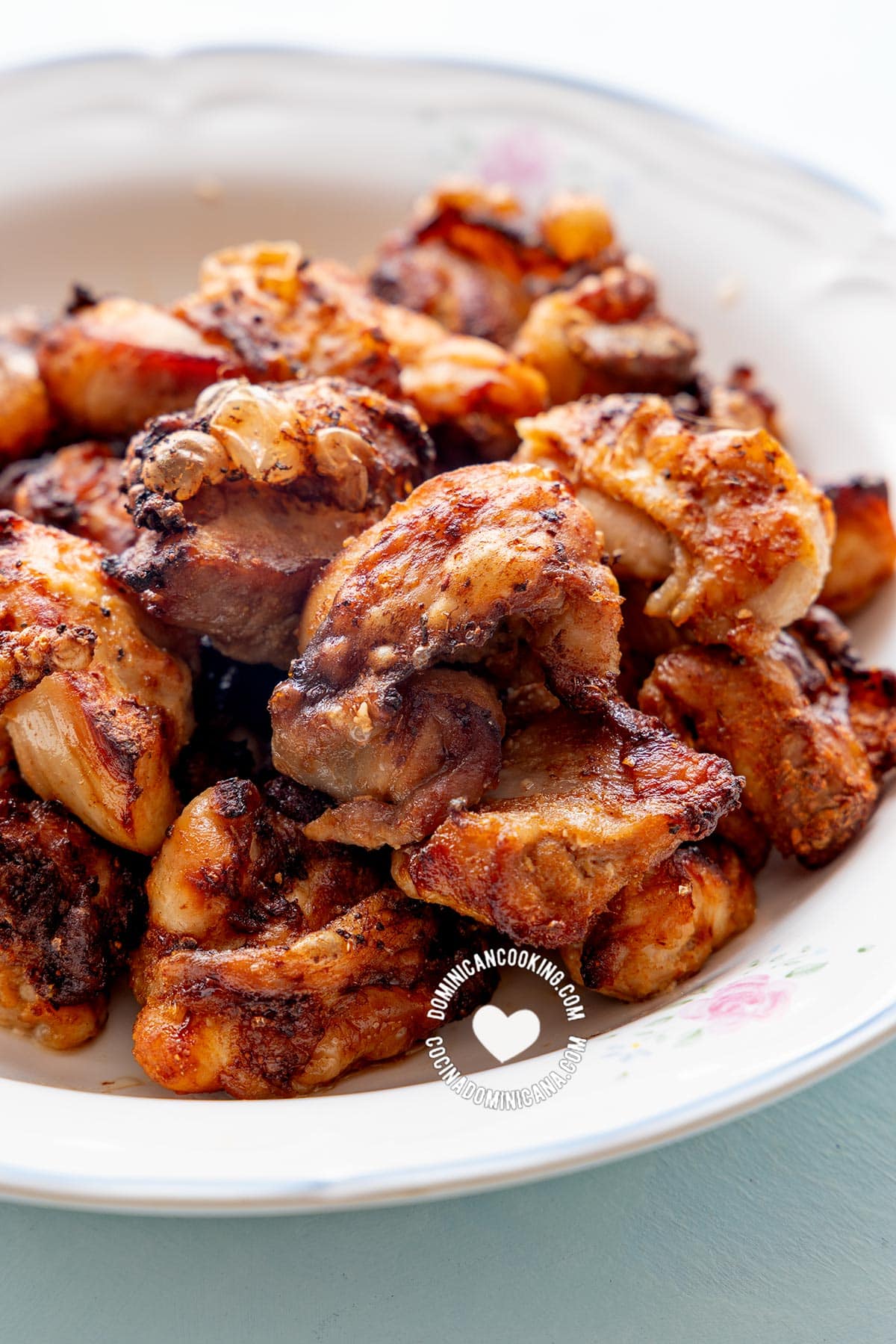 Chicharrones de pollo al air fryer.