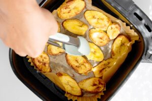 Cocinando en air fryer.