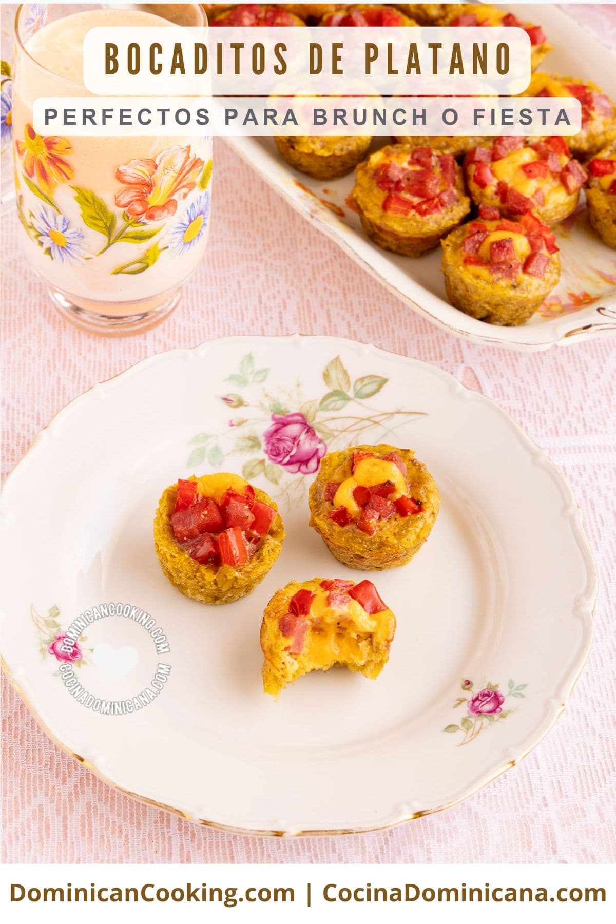 Bocaditos de plátano.