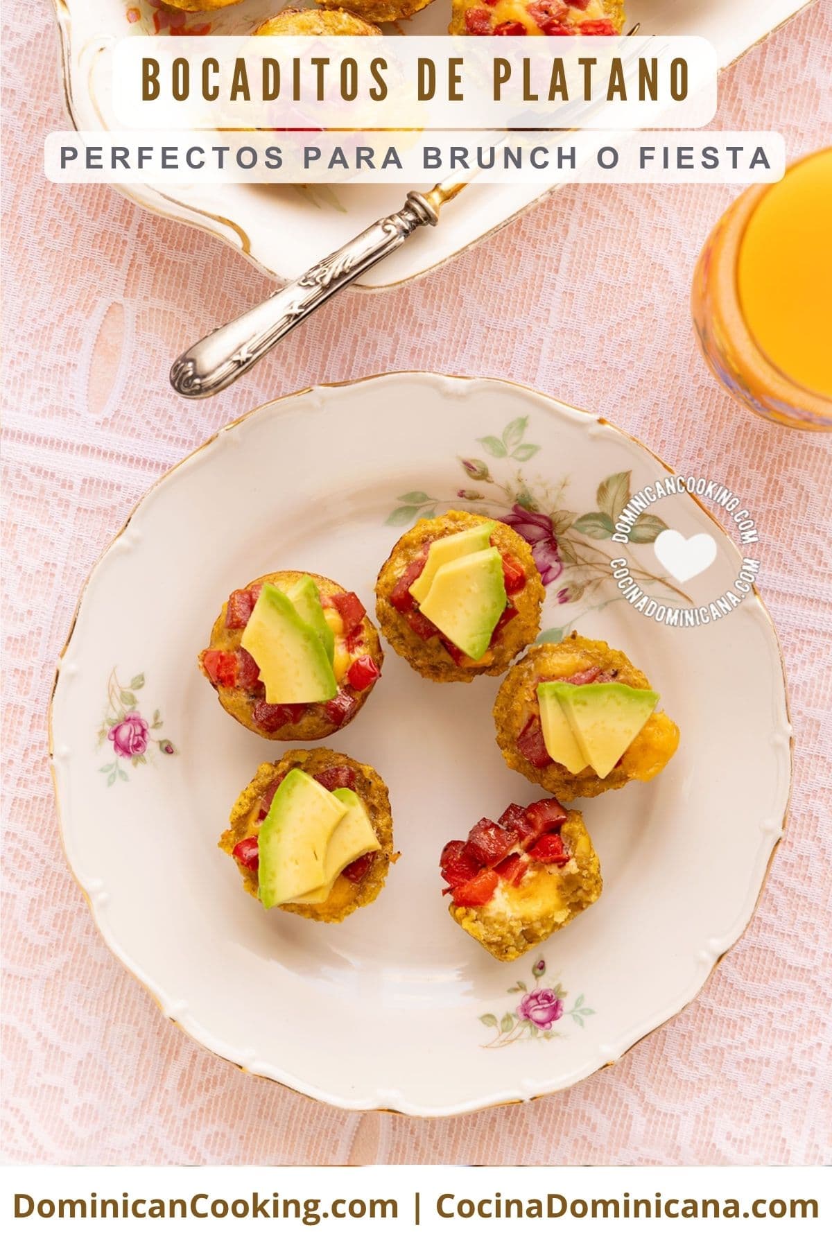 Bocaditos de plátano.