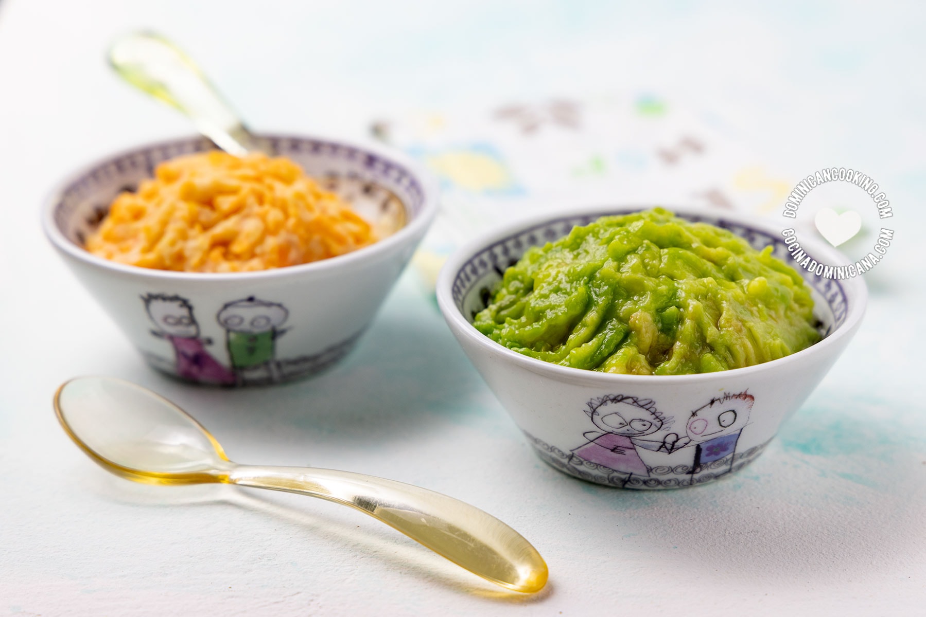 Comidas para bebés y niños.