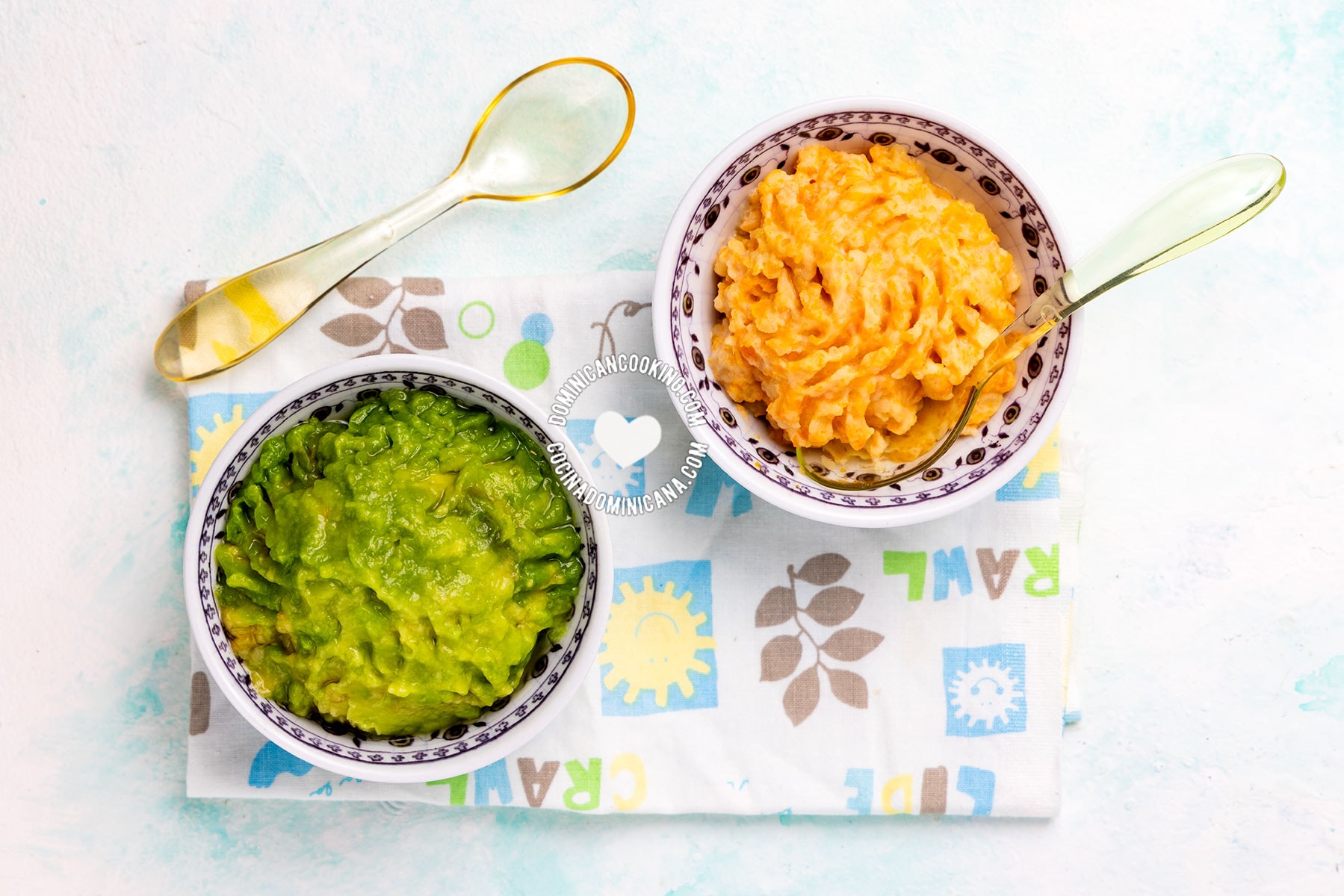 Comidas para bebés y niños.