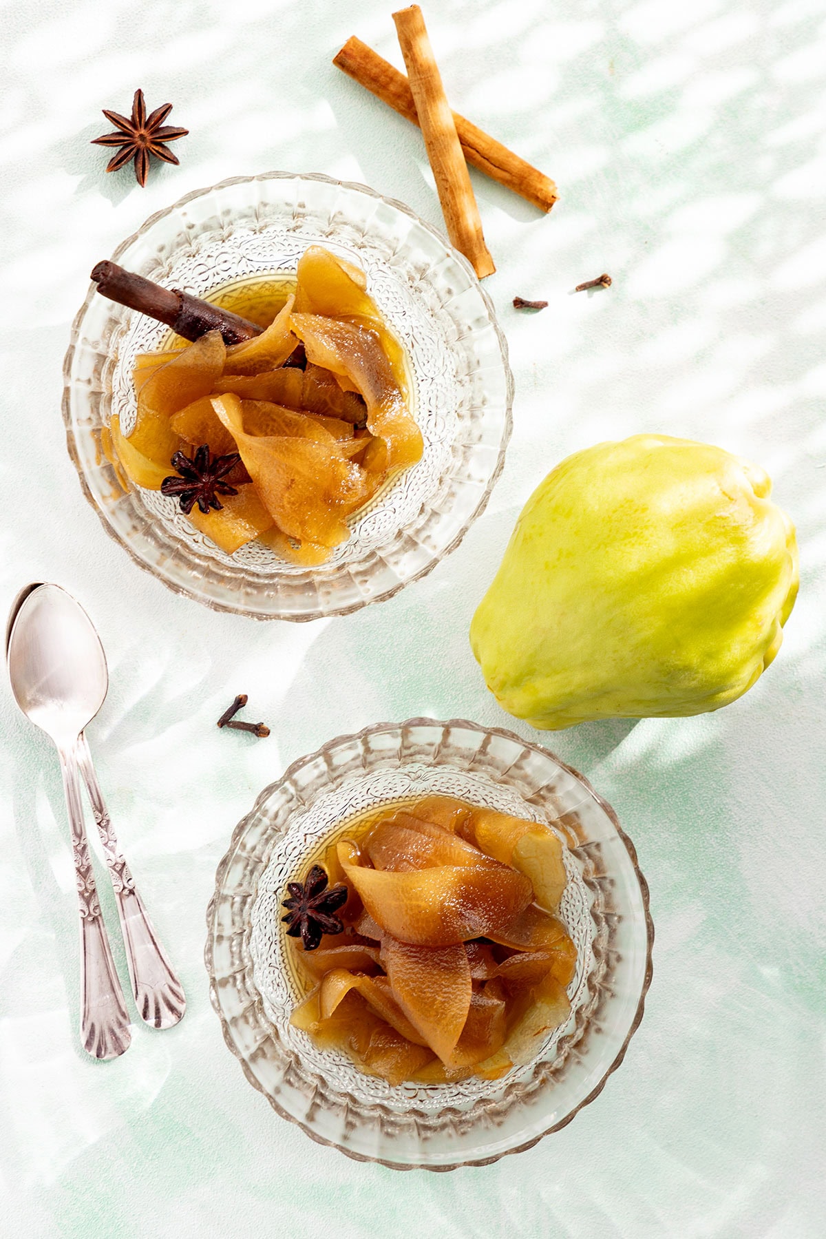 Dulce de tayota en almíbar.