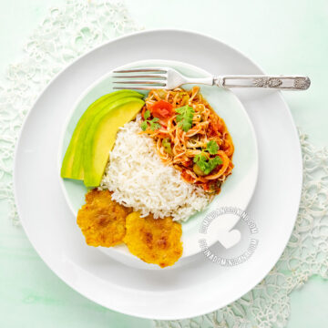 Repollo guisado dominicano.