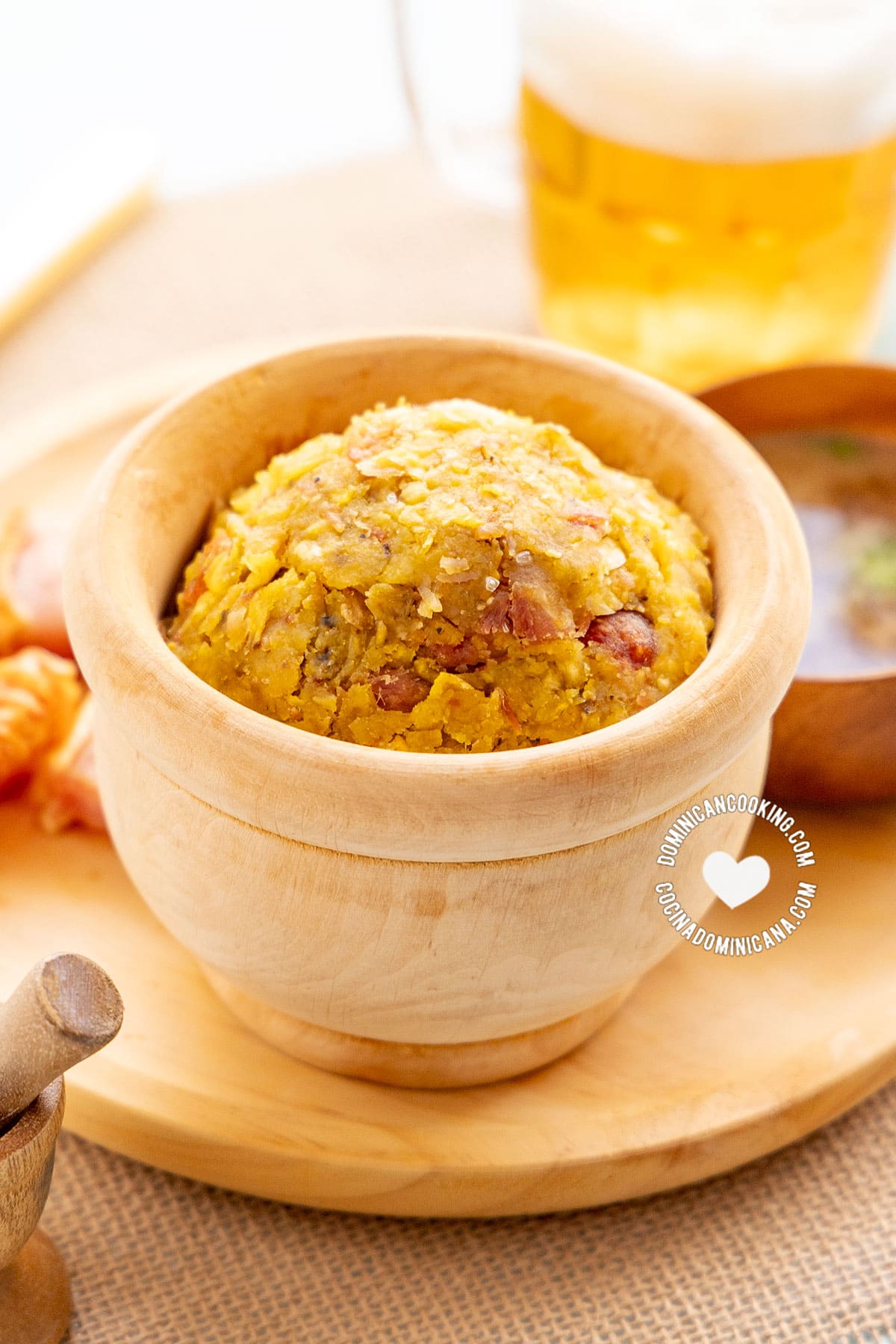 Mofongo en freidora de aire.