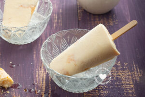 Paletas de tres leches.