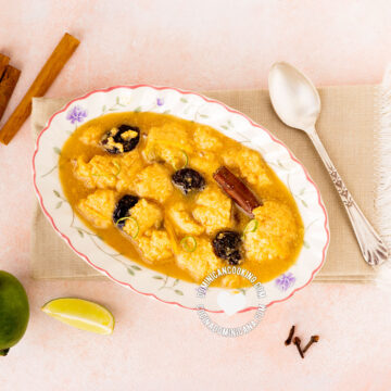 Dulce de leche cortada.